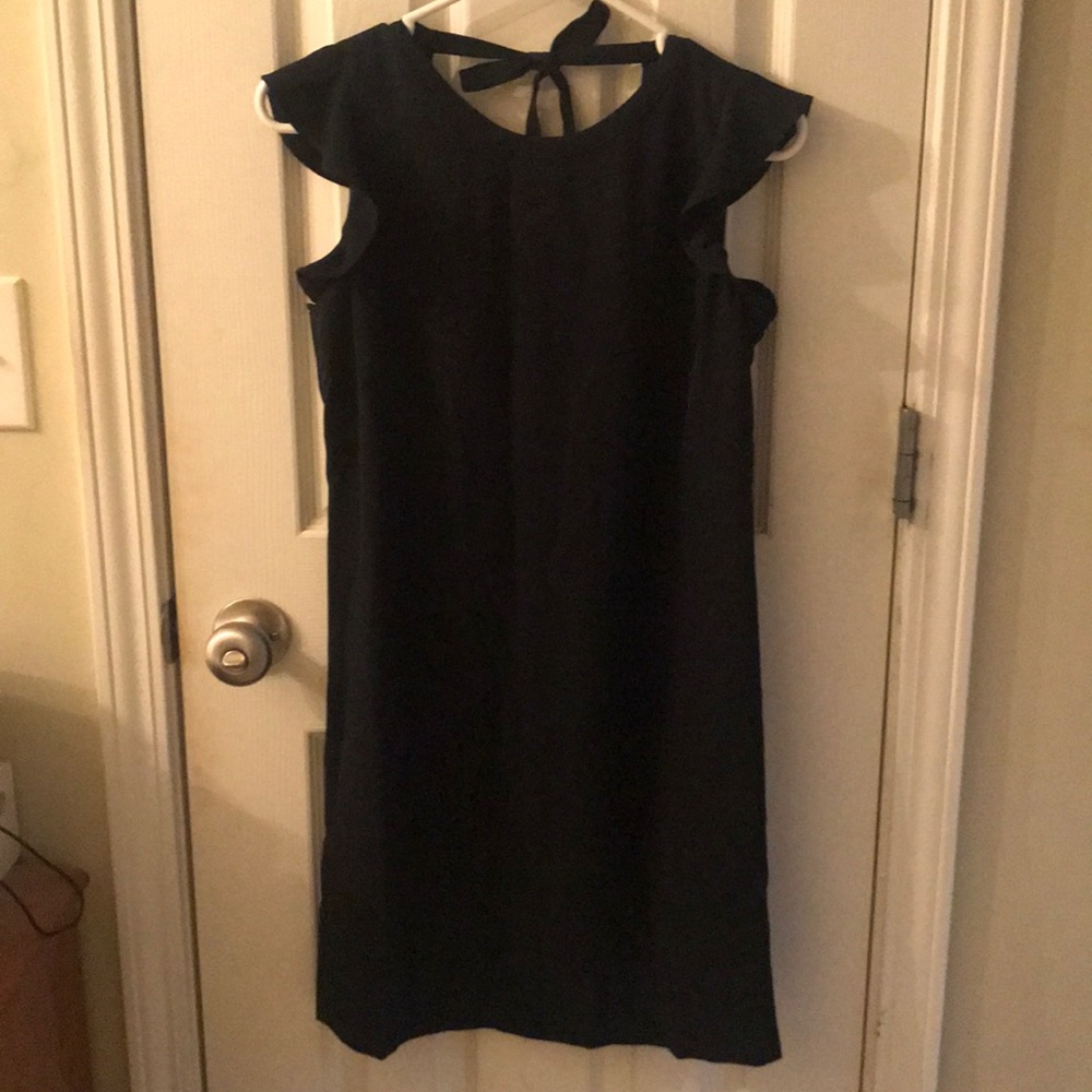 Ruffle Sleeve Dress